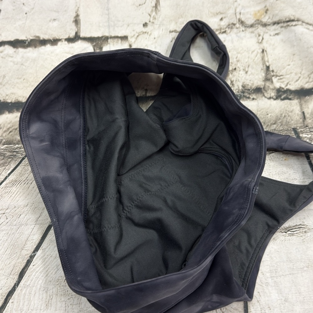 Lululemon Wunder Train Long-Line Bra
Diamond Dye Pitch Grey Graphite Grey Sz 6 - Picture 5 of 9